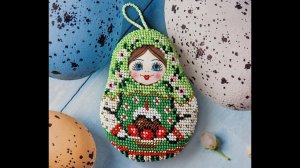 11.24 Матрёшка Сергиево-Посадская. Радуга бисера. Готовая работа
