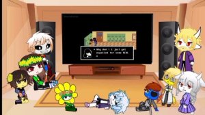 Undertale react to Deltarune Entering The Dark Room