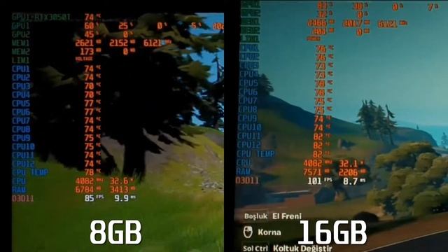 Asus TUF Gaming F15 FX506HE-HN011 RAM Yükseltme/RAM Upgrading,Oyun Testleri/Game Tests смотреть онлайн