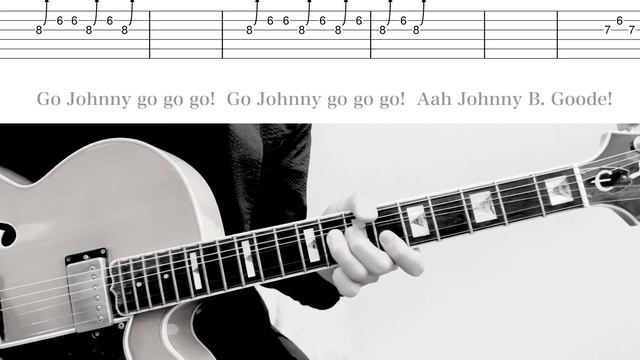 【TAB】Johnny B. Goode - Chuck Berry ギターカバー смотреть онлайн