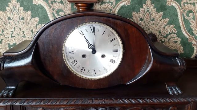 Часы механические каминные, настольные Gustav Becker смотреть онлайн