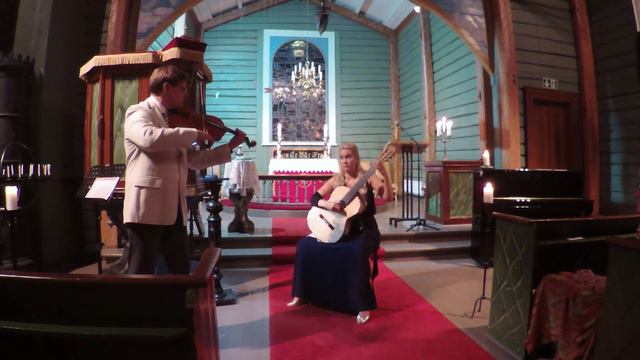 Nino Rota "Speak softly love" arr. for viola and guitar смотреть онлайн