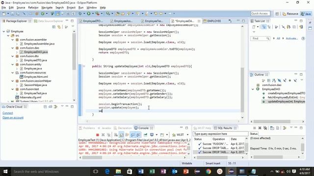 Lesson 24 (Hibernate for Beginners) Update Employee details in Hibernate Employee Application смотреть онлайн