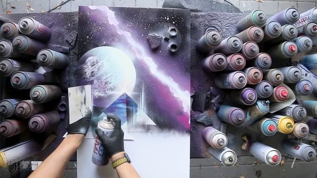 Alien Dome - SPRAY PAINT ART by Skech смотреть онлайн