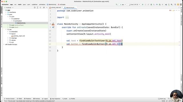 Animation Tutorial With Example In Android Studio | Kotlin смотреть онлайн