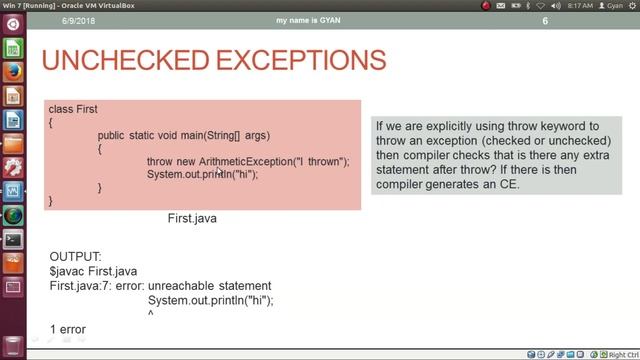Exception Handling in Java | #11 | Unchecked Exception in Java смотреть онлайн