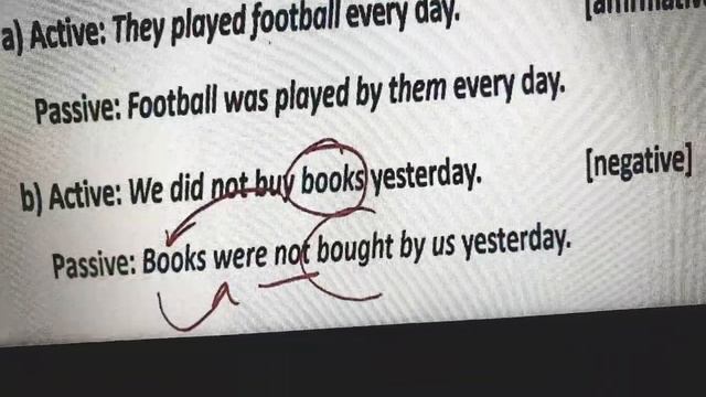 Passive Voice of Past Simple Examples смотреть онлайн