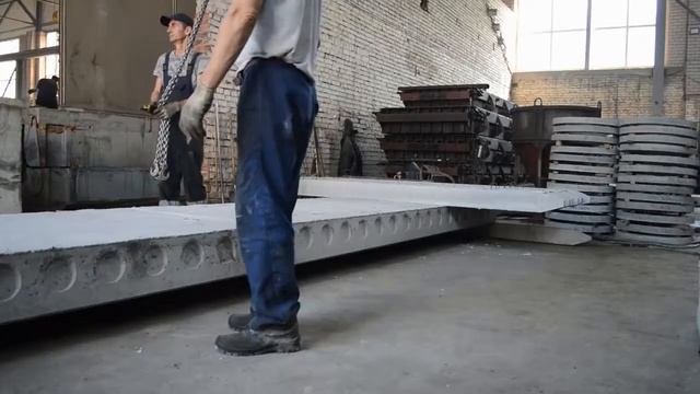 Testing of the floor slab with prestressed composite reinforcement BASIS Quartz смотреть онлайн