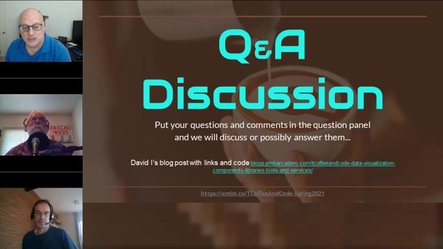 Data Visualizations Conversation on TCoffeeAndCode смотреть онлайн