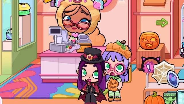 HALLOWEEN PARTY 🎃 Decorating the house 😍 Avatar World смотреть онлайн
