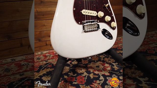 Fender American Professional Ltd Stratocaster Channel Bound White Blonde Presentation смотреть онлайн