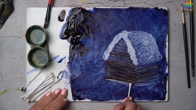 Самая БЫСТРАЯ техника в живописи маслом. Художник Надежда Ильина смотреть онлайн