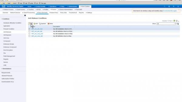 Cisco ISE Posture Configuration Part 1 - Posture Conditions