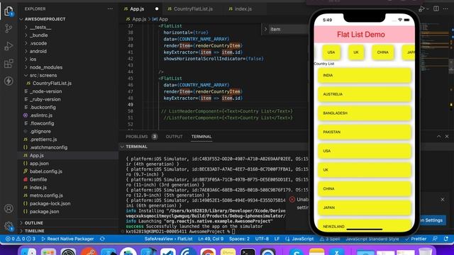 EP:5 Horizontal flat list in react native in hindi | Explain ListEmptyComponent ListFooterComponent смотреть онлайн