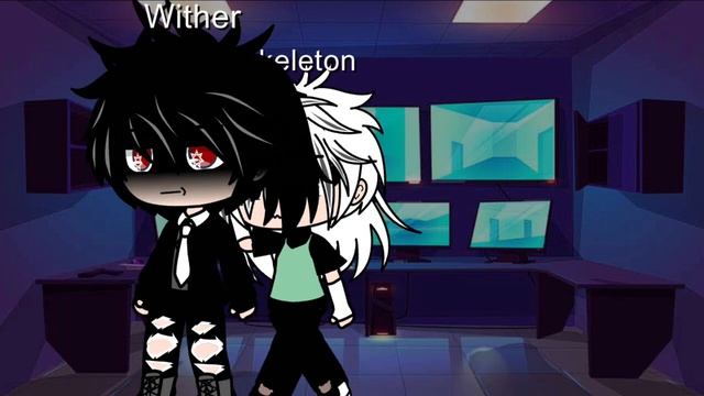 Wither Mad / Villain Wither / Wither ❤ Skeleton / GACHA MİNECRAFT смотреть онлайн