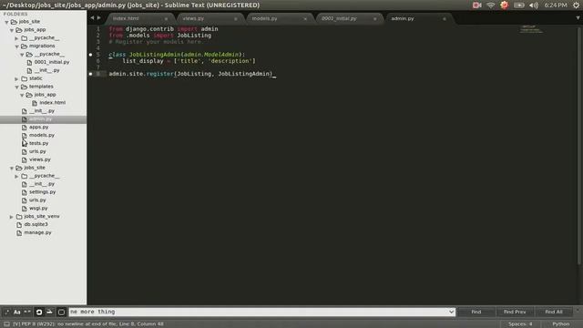 Django Jobs Site Tutorial Part 3 - Ｄjango Models & Admin смотреть онлайн