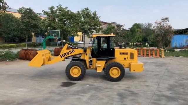 Фронтальный погрузчик Heracles HR933 трехтонный смотреть онлайн