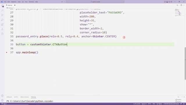 How To Create Entry Panel? - Python Customtkinter Lesson 8 смотреть онлайн