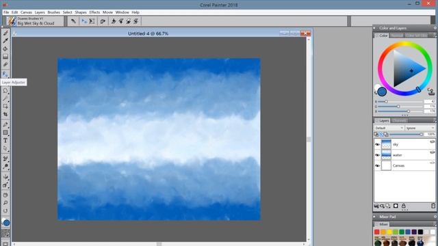 Corel Painter 2018 Brush Set and Brush Tutorials : Sky and Clouds смотреть онлайн