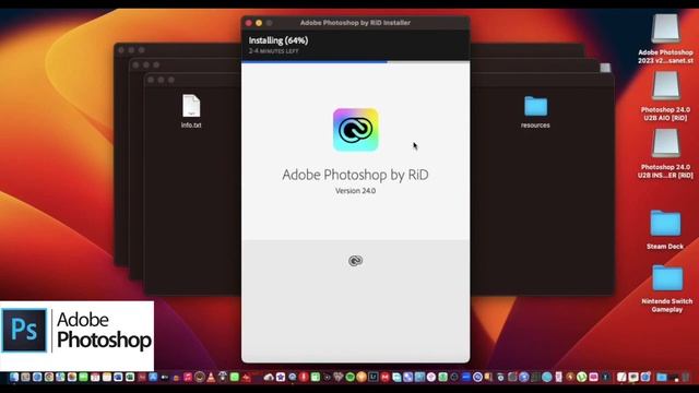Install and Activate Adobe Photoshop 2023 for Mac Ventura Intel or M1 and M2 смотреть онлайн