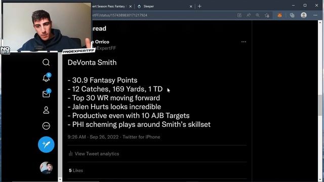 Week 4 Risers & Fallers + Trade Targets: Fantasy Football 2022 смотреть онлайн