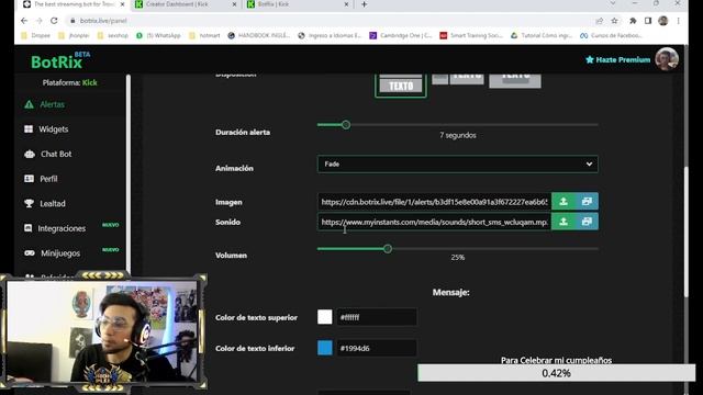 ¿Como Tener Alertas En KICK ? (Configuración De Botrix) Fácil+ Alertas + CHATBOT Para Tu STREAM