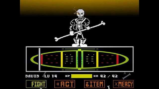 PAPYRUS IS MAD Undertale disbelief hardmode смотреть онлайн