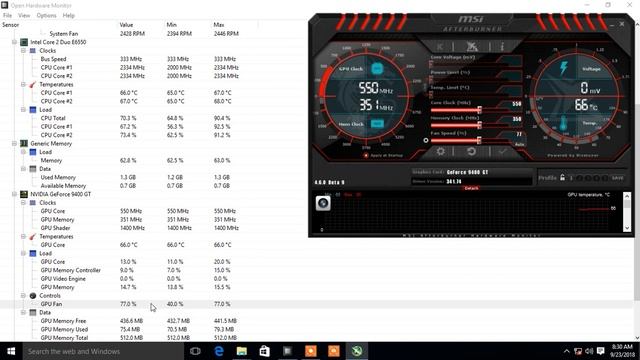 Overclock Nvidia Geforce 9400GT смотреть онлайн