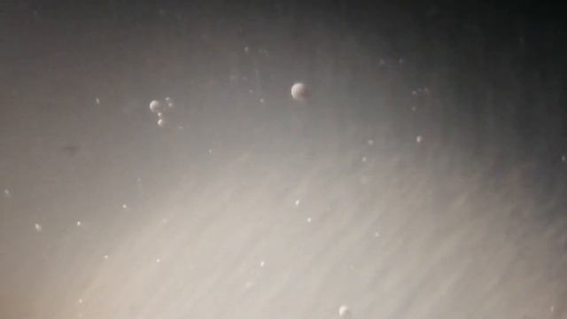 Очень интересная реакция соды на уксус под микроскопом.Interesting chemical reaction. смотреть онлайн