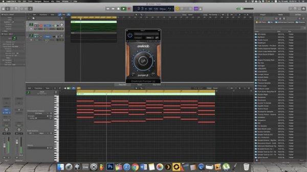 Простой сайдчейн в Logic Pro X / Sidechain in Logic Pro X.