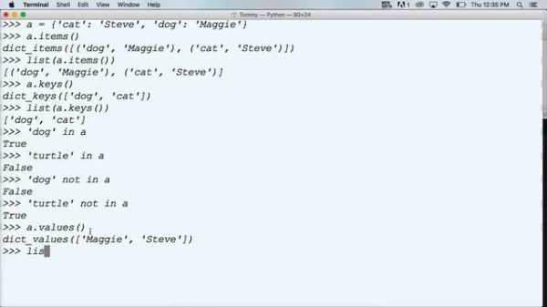 103 Find Keys and Values in a Python Dictionary YouTube