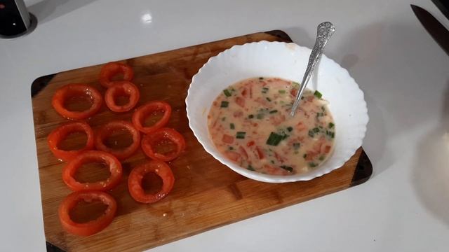 Яичница с помидорами и с сыром! быстрый завтрак! смотреть онлайн