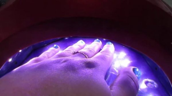 #Отзыв о работе #лампы #UV #LED-лампа TNL Professional 48 W, красная