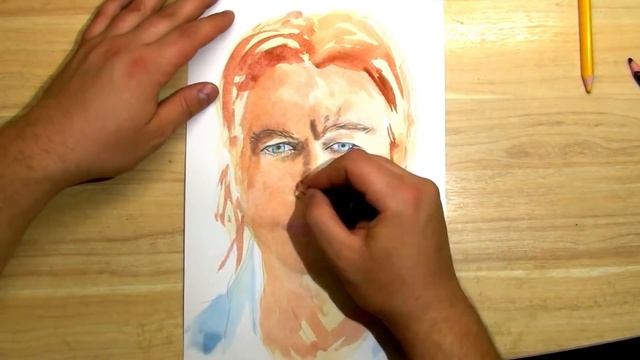 КАК НАРИСОВАТЬ МУЖСКОЙ ПОРТРЕТ. How to draw a portrait of man смотреть онлайн