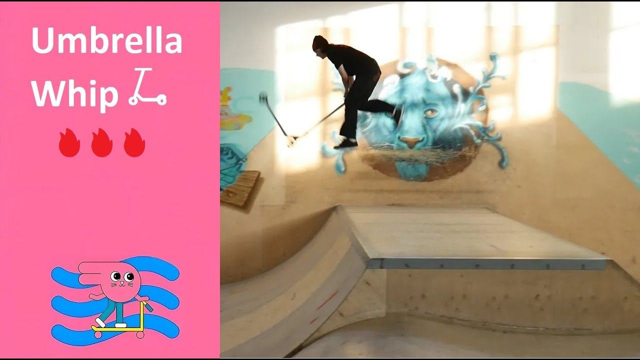 ♂️Трюк Umbrella Whip от Ивана Зубова Инструктор скейт парка BunnyHop смотреть онлайн