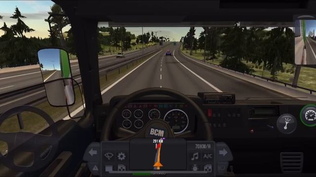 World truck driving simulator | The end of the mission. Police accident Truck rolled over | Gamepla смотреть онлайн