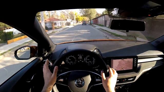 SKODA FABIA 2022 | POV Review en español | Manejo puro - Prueba de conducción - Vistazo | Chile смотреть онлайн