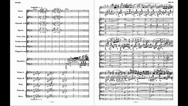 Chopin: Piano Concerto No. 2 in F minor, Op. 21 (with Full Score) смотреть онлайн