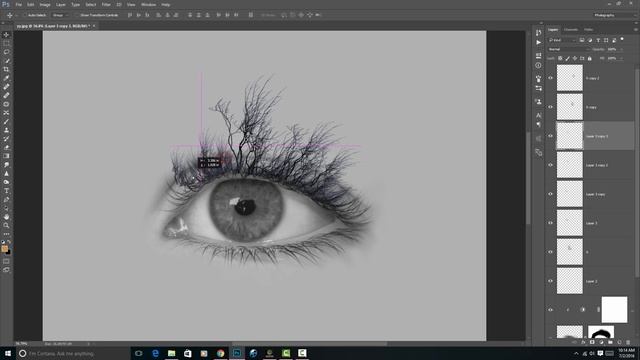 Digital Art Eye | Photoshop CC 2015.5 Manipulation Tutorial смотреть онлайн