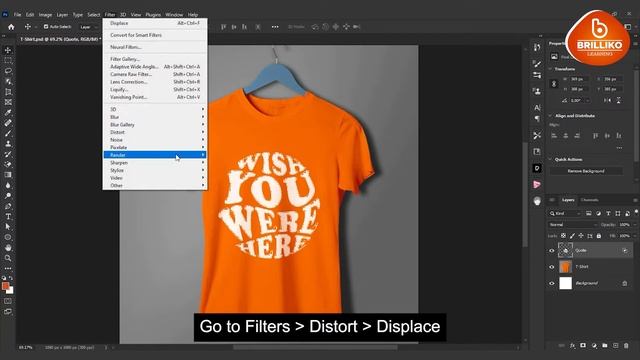 How to Create Displacement Map on any objects Surface | Displacement Map Photoshop Tutorials смотреть онлайн