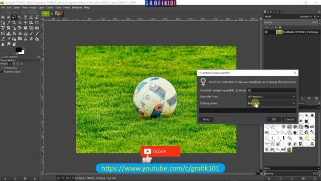 Gimp - Resynthesizer Nesne Silme Eklentisi смотреть онлайн