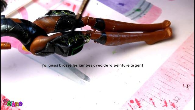 Monster High Repaint - Ava - Cyberpunk OOAK doll - English Sub смотреть онлайн