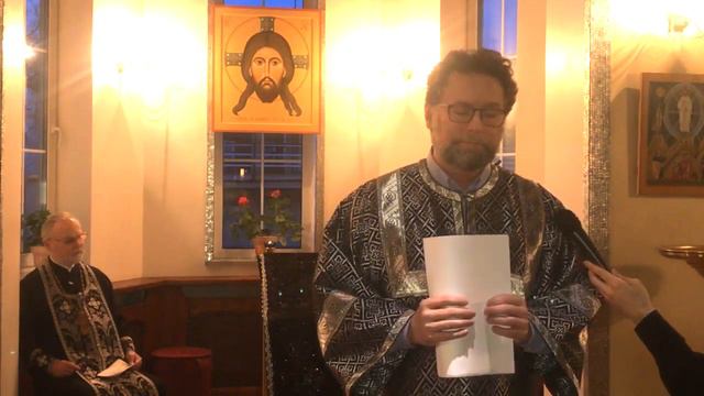 Дмитрий Гасак. Проповедь на Вечерне в Великую пятницу 17.04.2020 смотреть онлайн