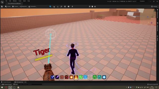 #AI companion follow character dynamic movement position #UE5 #Tiger #ALSv4 #gamedev #UnrealEngine5 смотреть онлайн