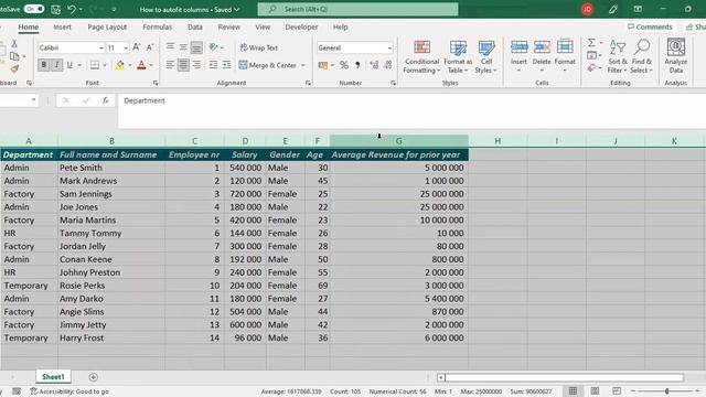 How to autofit columns and rows on Excel | Excel for beginners смотреть онлайн