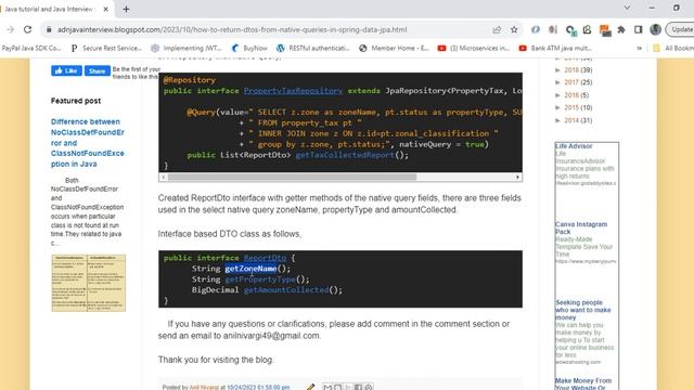How to Return DTO's from Native Queries in Spring Data JPA смотреть онлайн