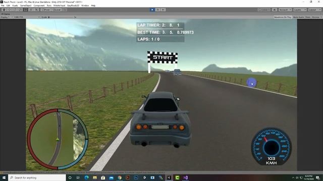 Lap Count And You Win In Unity #24 | Car Racing Game In Unity смотреть онлайн