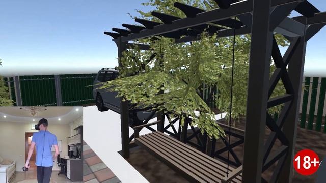3D Виртуальное проектирование при строительстве и ремонте. VR test house. смотреть онлайн