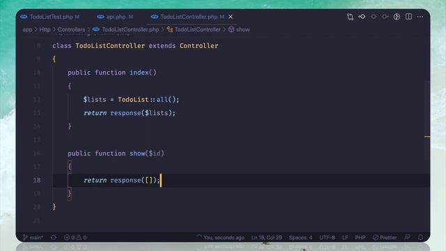 Laravel Test Driven API - fetch single list смотреть онлайн