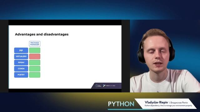 Python-залежність. Як правильно керувати своїм оточенням – Владислав Рєпін смотреть онлайн